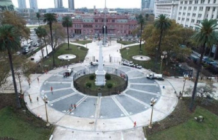 La plaza de mayo será el escenario de los actos.