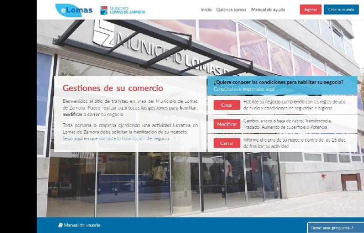 la web brinda facilidades a los vecinos y descomprime la atención en las oficinas públicas.