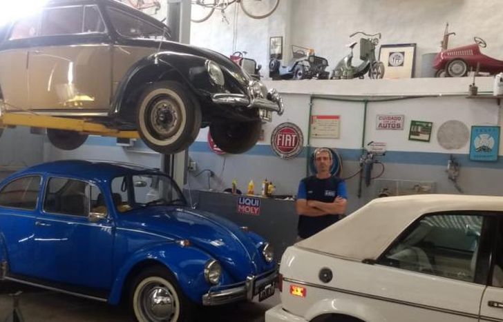 Daniel Jacobi, en el taller Los Hermanos.