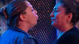 Tamara Paganini y Pincoya, en un escándalo en Gran Hermano.&nbsp;