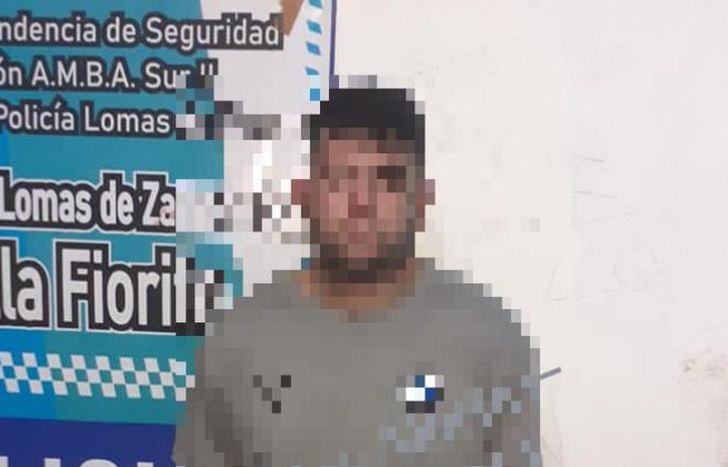 Uno de los detenidos.