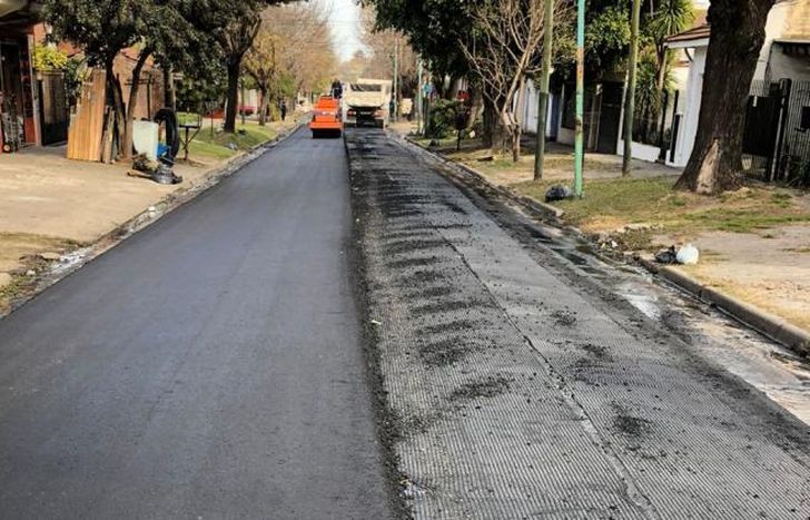 Repavimentaron más de 25 cuadras de Melber.