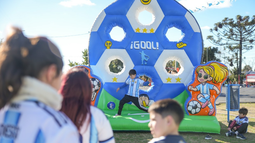 Lomas vibró al ritmo del Mundial con actividades para toda la familia.