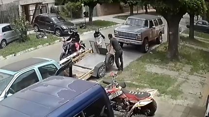 El intento de asesinato quedó filmado por una cámara de seguridad.