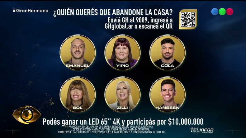 La placa de Gran Hermano. 
