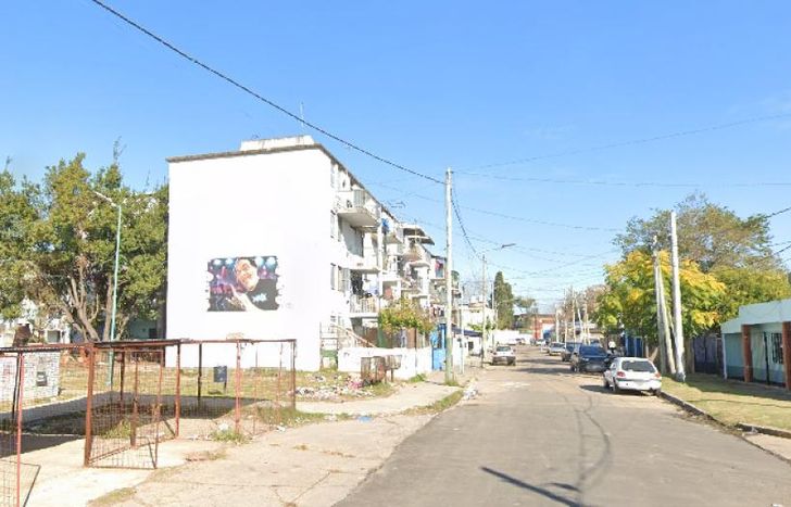 La zona donde ocurrió el homicidio.
