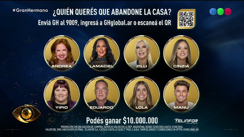 La placa de Gran Hermano Generación Dorada. 