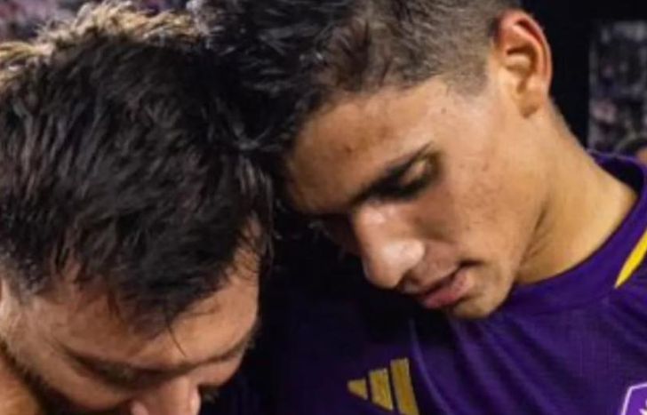 Messi y el ex Banfield tras el triunfo del Inter Miami.