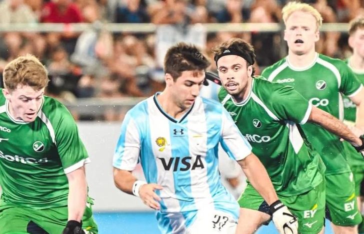 En acción frente a Irlanda.