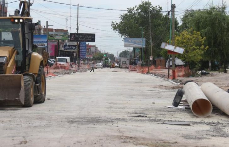 Mejoran la circulación en la Avenida Olimpo.