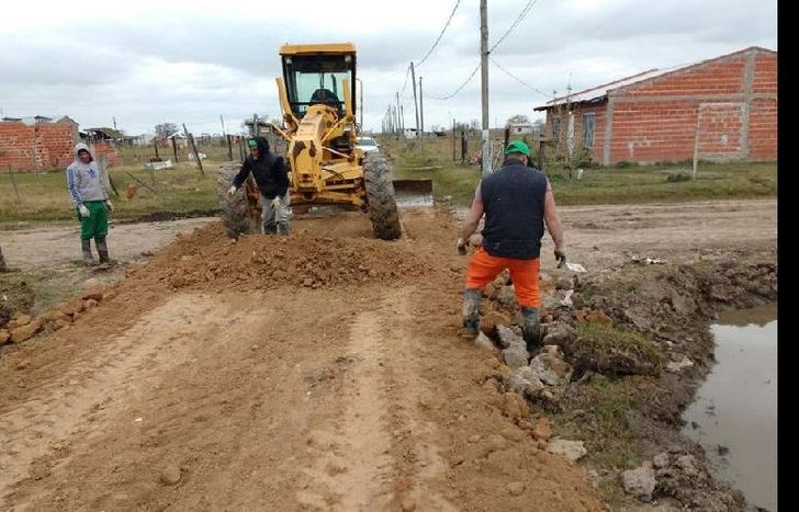 Tiran tosca y nivelan.