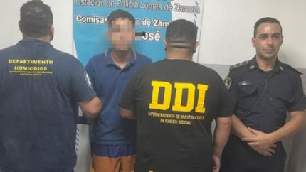 El sospechoso detenido por el homicidio. El sospechoso detenido por el homicidio.
