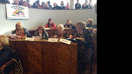 cinco centros de jubilados estuvieron representados en el recinto.