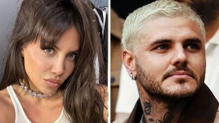 Wanda Nara y Mauro Icardi.