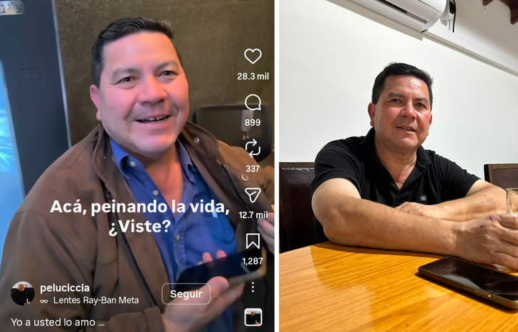 Amalio Román vive en Lomas, pero cayó en la broma que le hizo un influencer para las redes que se viralizó.&nbsp;
