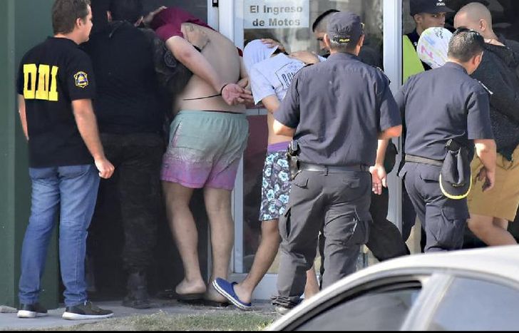 Se realizó pericias en los celulares de nueve de los diez detenidos