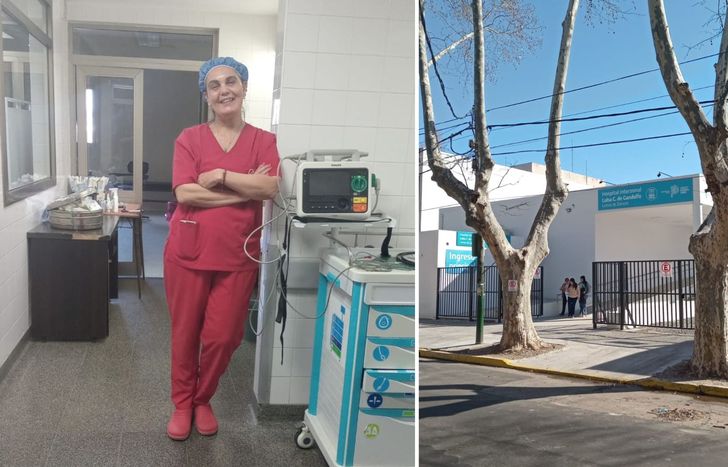 Mariela es la actual jefa del servicio del centro quirúrgico del Hospital Gandulfo.