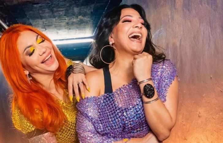 Lourdes y Lissa de Bandana, en Lomas.