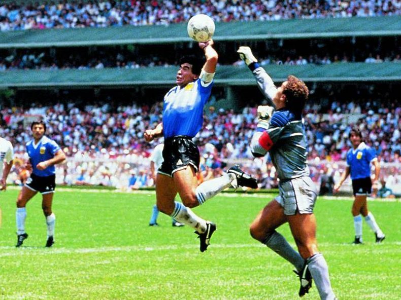 La mano de Dios, de Diego Maradona en México 86.