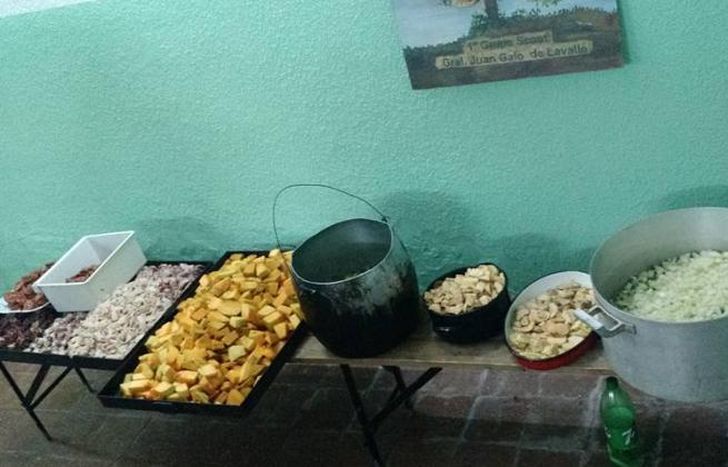 Un año más prepararán el locro del 25 de mayo.