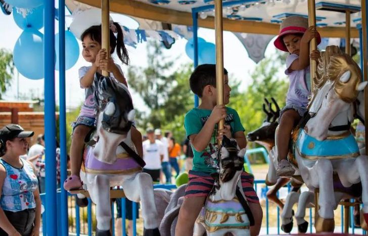 El carrousel funciona todos los días de 16 a 21.