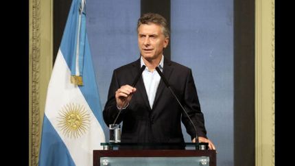 DYN900, BUENOS AIRES 12/01/2016, EL PRESIDENTE ARGENTINO, MAURICIO MACRI, DURANTE LA CONFERENCIA DE PRENSA OFRECIDA ESTA MAÑANA EN CASA DE GOBIERNO. FOTO: DYN/ALBERTO RAGGIO.