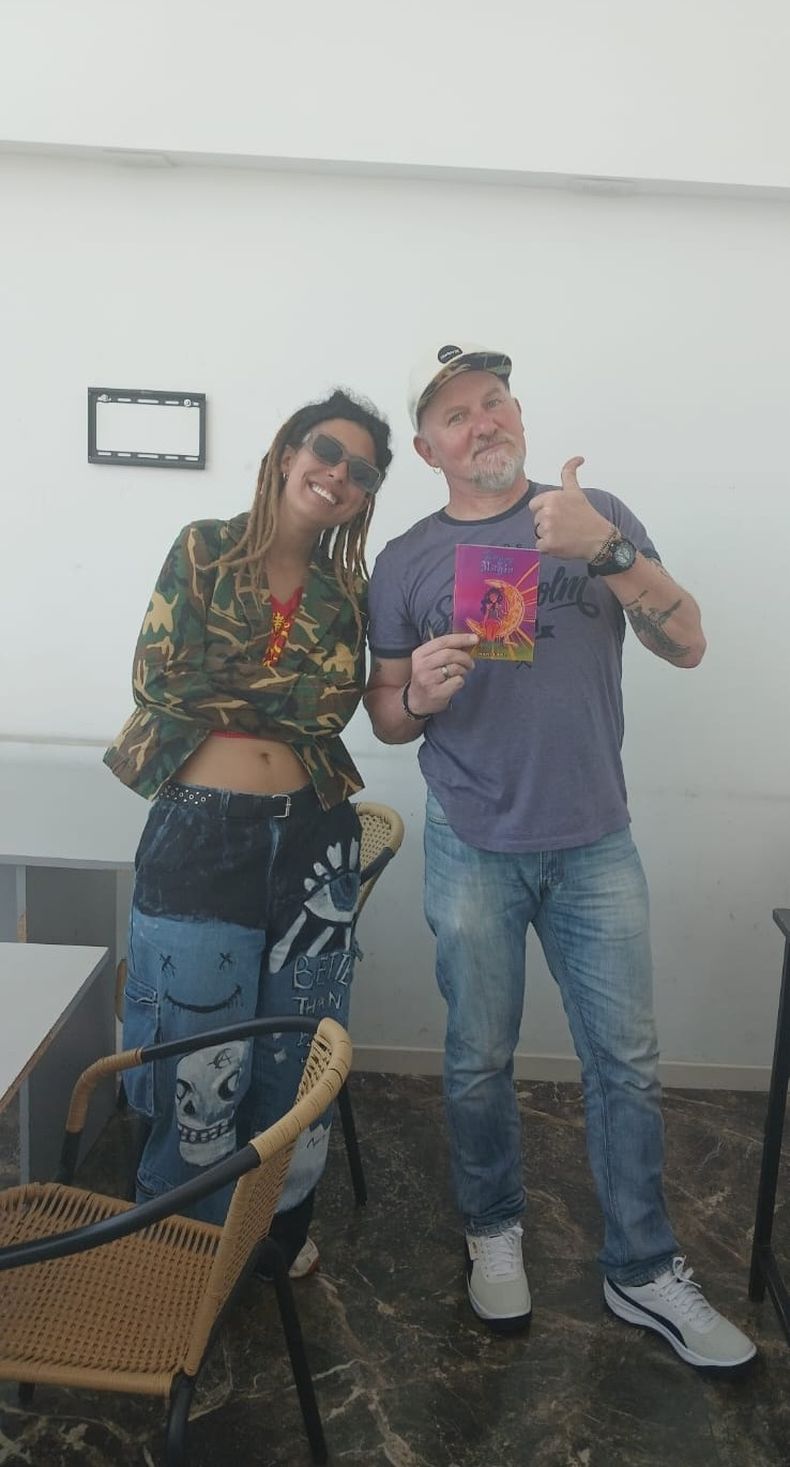 Leyba aspira a seguir creciendo como ilustradora. Además, es cosplayer.