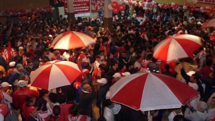 Así, en 2012, festejó la recuperación de la sede. Así, en 2012, festejó la recuperación de la sede.
