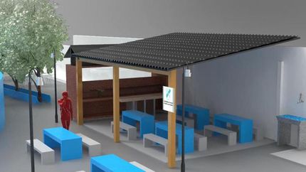 Así lucirá el nuevo sector de parrilla. Así lucirá el nuevo sector de parrilla.