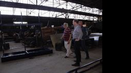 Martín recorrió las instalaciones del espacio ubicado en Garibaldi 2619.