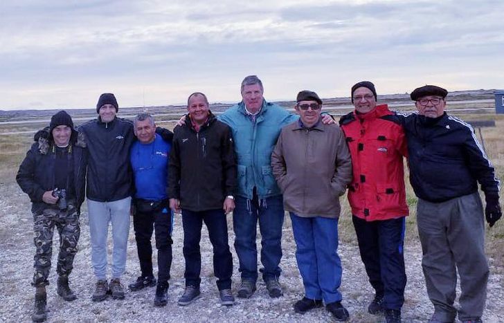 los vecinos en las islas.