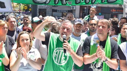 ATE ya realizó un paro contra la reforma laboral la semana&nbsp; pasada.