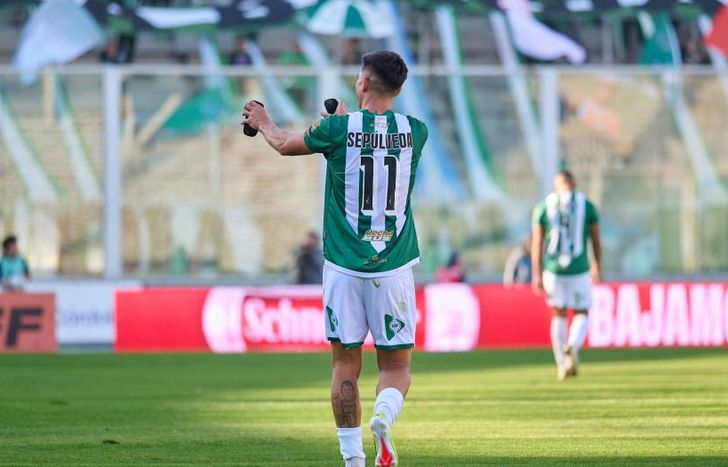 El autor del primer gol ante la Lepra mendocina.