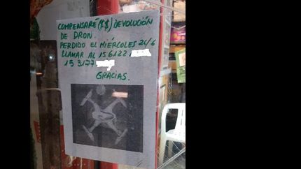 insolito: vecino de lomas ofrece recompensa por la perdida de su dron