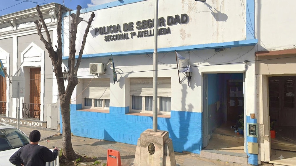 La Comisaría de Avellaneda donde fue trasladado el detenido.