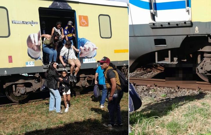 Los pasajeros descendieron por sus propios medios.