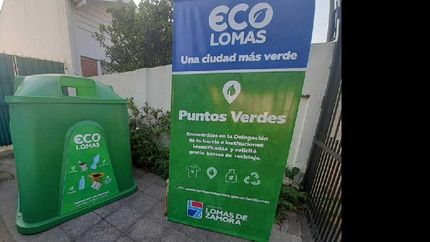 reciclado: la chapanay se incorpora a la red de puntos verdes del municipio