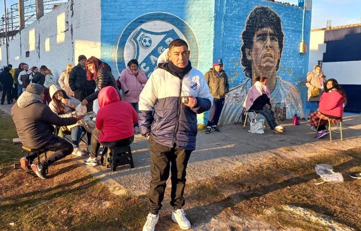 Omar demostró su amor y entrega por el club.