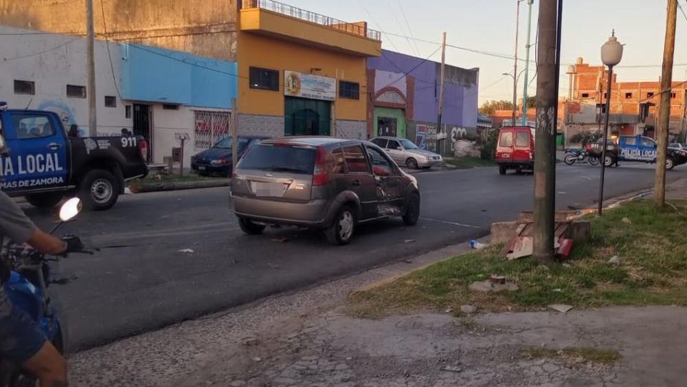 El choque ocurrió este martes por la tarde.