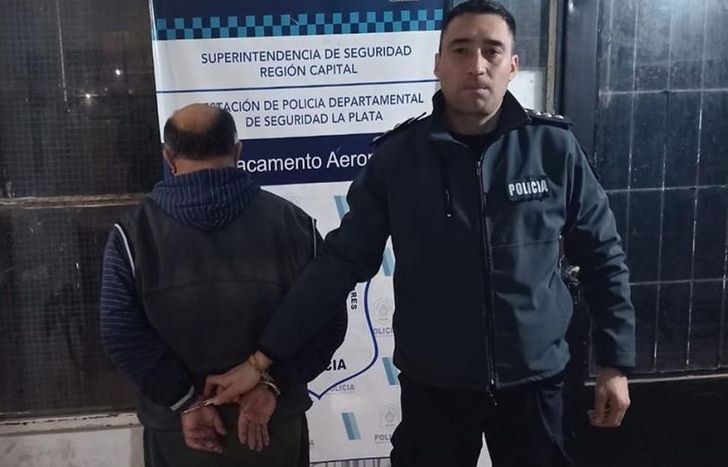 El hombre detenido por el robo.