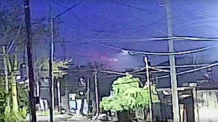 que era la misteriosa luz roja que se vio en el cielo de lomas