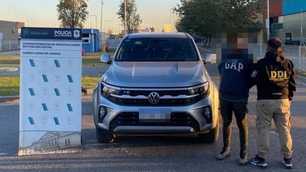 Lo detuvieron tras robar una camioneta.