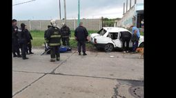 El choque fue en  Frías y Avenida Fernándes.