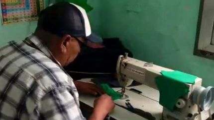 En plena confección.
