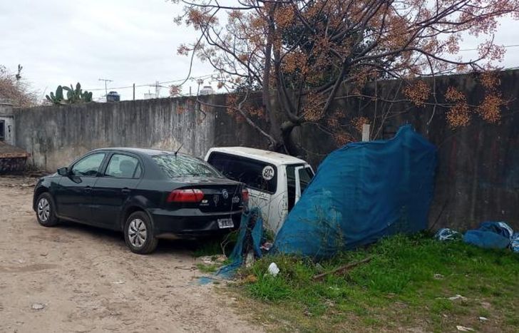 El allanamiento fue en un domicilio de Calle 104 y Calle 2.