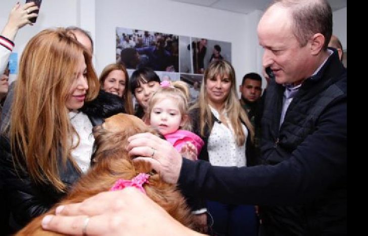 “estamos muy felices de que nuestras mascotas estén cuidadas”, celebró martín durante la inauguración.