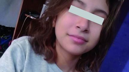 Morena iba a la casa de su tío.