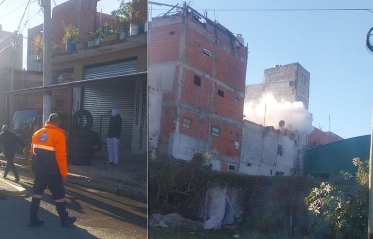 La nube de humo alertó a los vecinos.