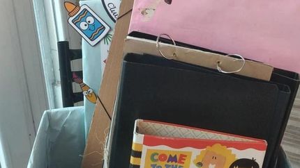 Algunas de las donaciones entregadas en la parte de administración del club.