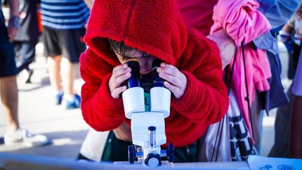 Chicos y chicas de Lomas pudieron jugar y aprender sobre ciencia. Chicos y chicas de Lomas pudieron jugar y aprender sobre ciencia.